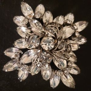 Large stunning domed unique designer bracelet High-end faceted glass LOOK